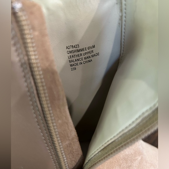 Marc Fisher Peep-Toe Booties in Tan Size 6.5 - Picture 5 of 7